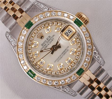 rolex lady datejust 26 diamond|Rolex lady Datejust diamond bezel.